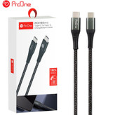 کابل تبدیل USB-C به USB -C پرووان مدل PCC105(M12) به طول 100 سانتی متر