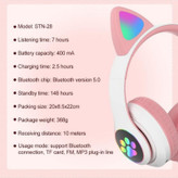 هدفون بلوتوثی مدل CAT EAR کد CT930