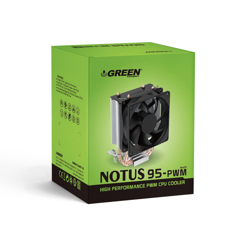 سیستم خنک کننده بادی گرین مدل NOTUS 95-PWM Rev2